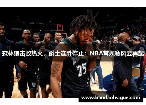 森林狼击败热火，爵士连胜停止：NBA常规赛风云再起